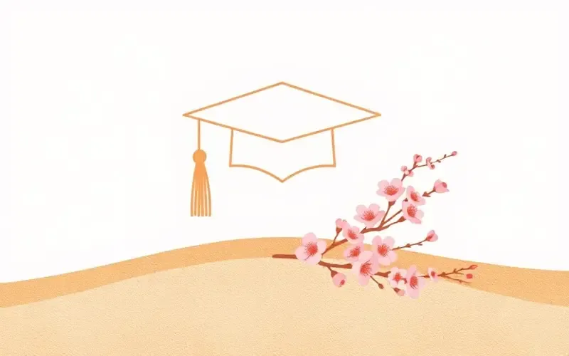 Congrats, Grad Blume Nail e-gift card design