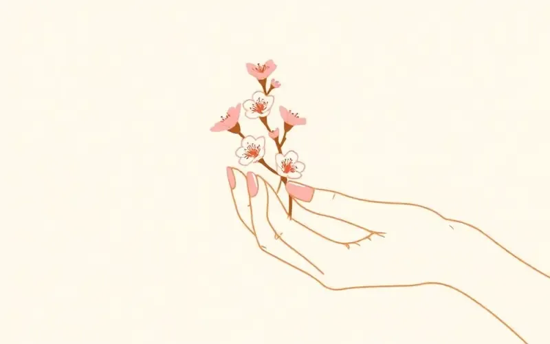Just Because Blume Nail e-gift card design